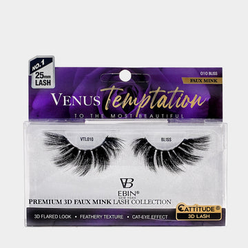 VENUS TEMPTATION 25MM FAUX MINK 3D LASHES - BLISS