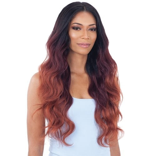 ORGANIQUE WEAVE BODYWAVE 4PCS 24/26/28+4X4 CLOSURE 1B