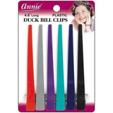 ANNIE DUCK BILL CLIPS 4.8" LONG (PLASTIC)
