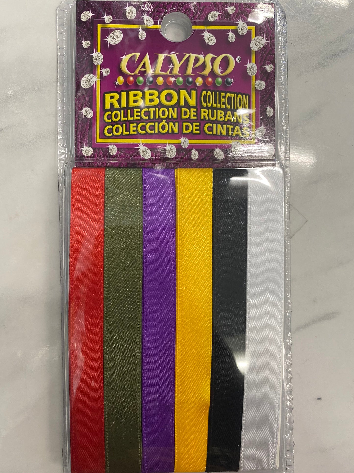 Calypso Hair Ribbons - Assorted Colors Small Narrow