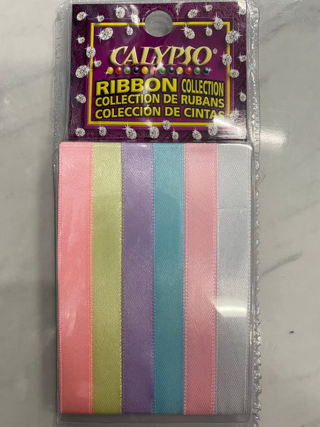 Calypso Hair Ribbons - Assorted Colors Small Narrow