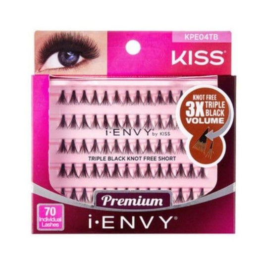 Iek Triple Black Knot Free 70 Pc Individual Lashes