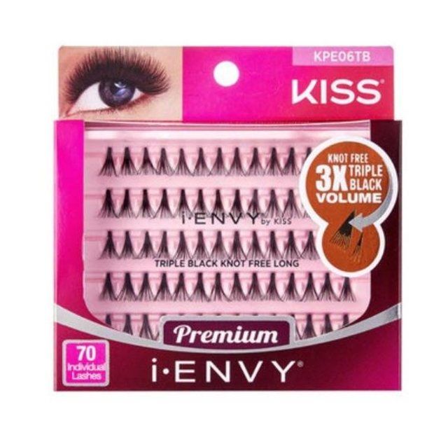 Iek Triple Black Knot Free 70 Pc Individual Lashes