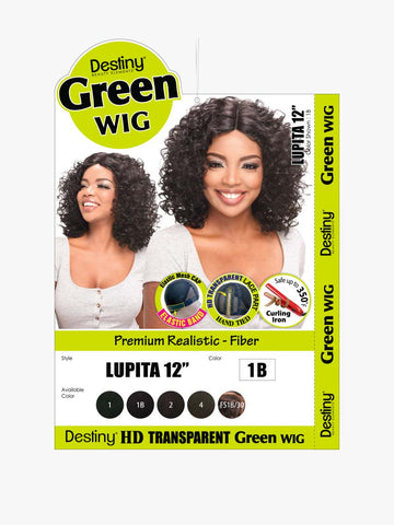 Destiny Green Wig Lupita 12"