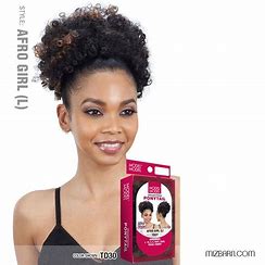 DRAWSTRING PONYTAIL - AFRO GIRL (L)