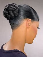 FOXY SILVER SYNTHETIC HAIR BUN B DOME