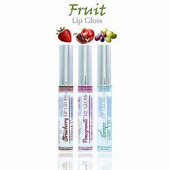 CLEAR LIPGLOSS BOTTLE FRUIT