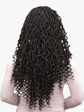 Passion Curl Tip 26" Custom Lace Front Wig - Natural Black