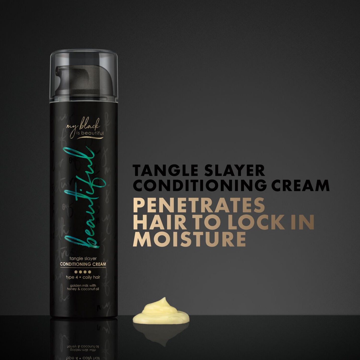 MY BLACK IS BEAUTIFUL GOLDEN MILK TANGLE SLAYER CONDITIONING CREAM