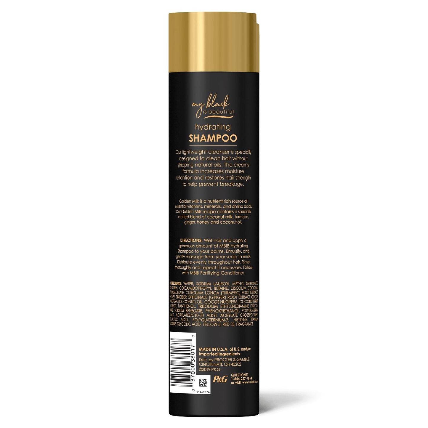 MY BLACK IS BEAUTIFUL GOLDEN MILK HYDRATING SHAMPOO