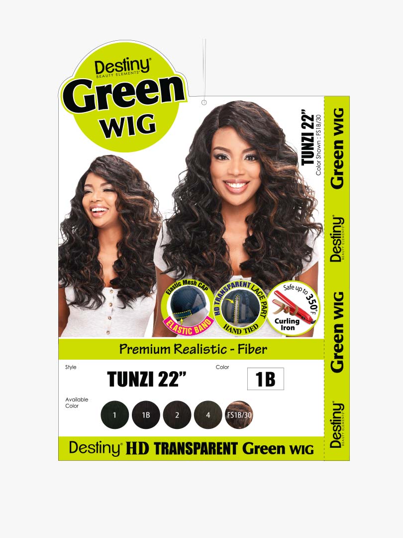 Destiny Green Lace Wig Tunzi 22"