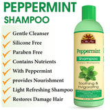 Okay Soothing and Invigorating Peppermint Shampoo 12 Oz