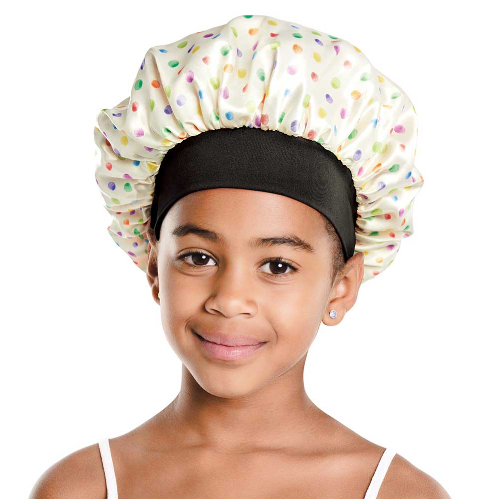 Red By Kiss Kids Satin Bonnet Double Wear