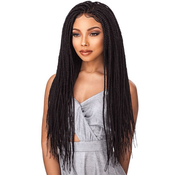 SENSATIONNEL CLOUD 9 4X4 PART SWISS LACE WIG BOX BRAID SMALL