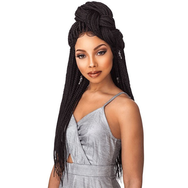 SENSATIONNEL CLOUD 9 4X4 PART SWISS LACE WIG BOX BRAID SMALL