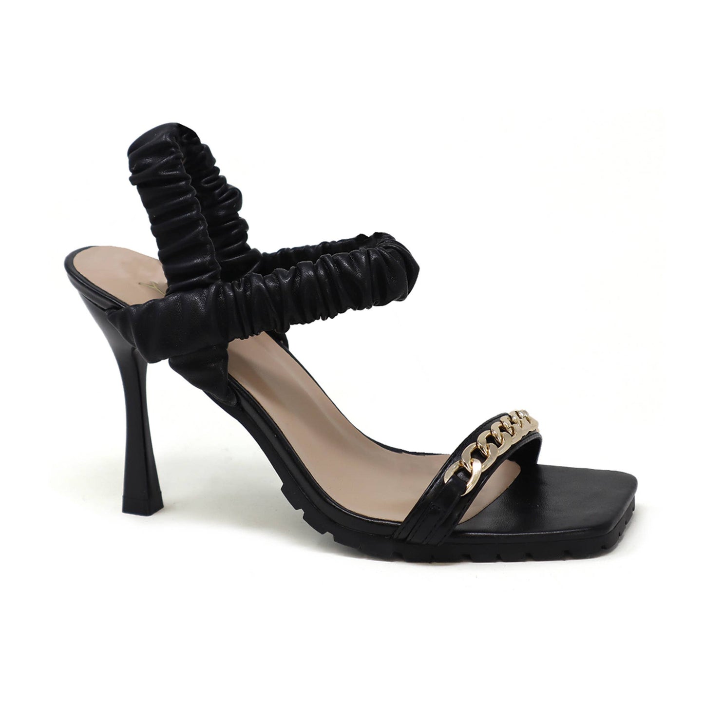 DREZZY-26 Women's Open Square Toe High Heels