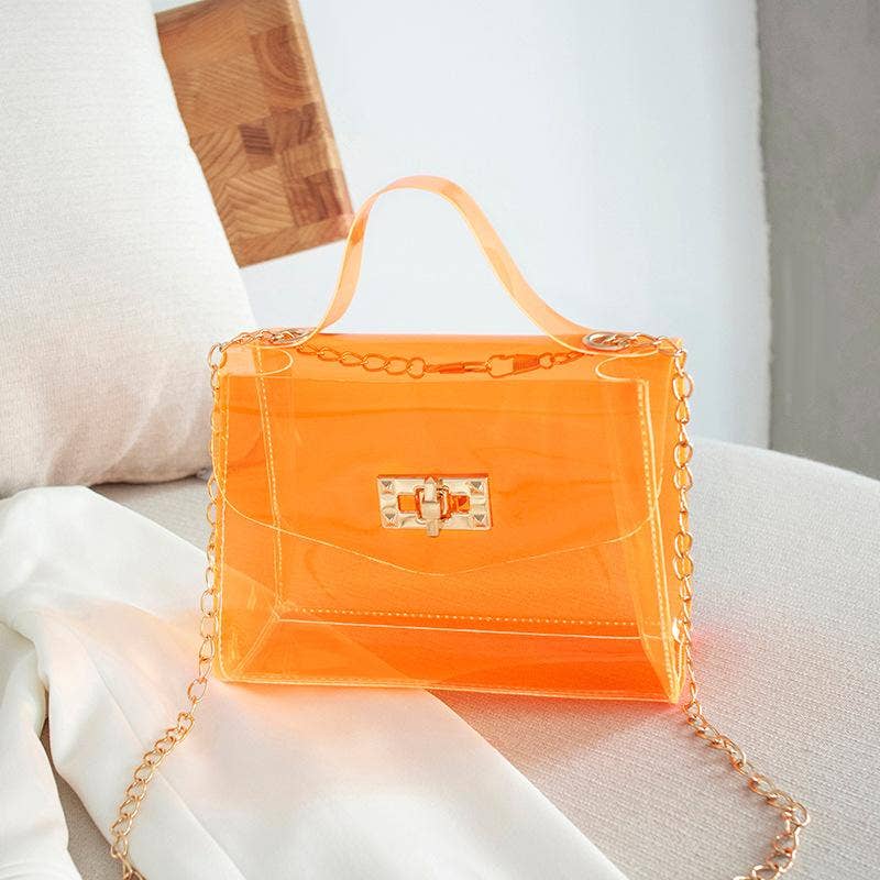 Small square bag candy color messenger bag