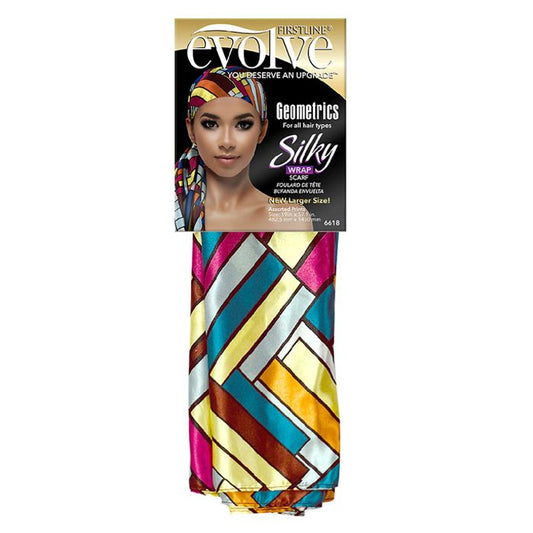 Firstline Evolve Silky Wrap Scarf - Geometrics