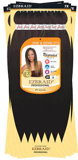 7X - One & Done - EZ Braid 26” Pre stretched Braid Hair – Taylor Made  Beauty Supply
