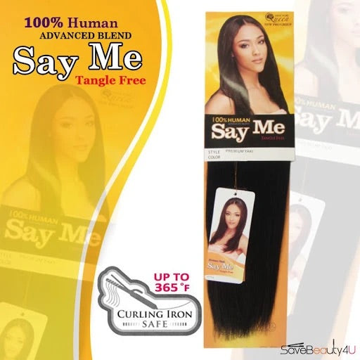 Say Me Tangle Free 100% human Yaki 8"