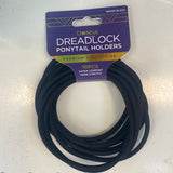 Donna Dreadlock Ponytail Holders Black  Extra Comfort