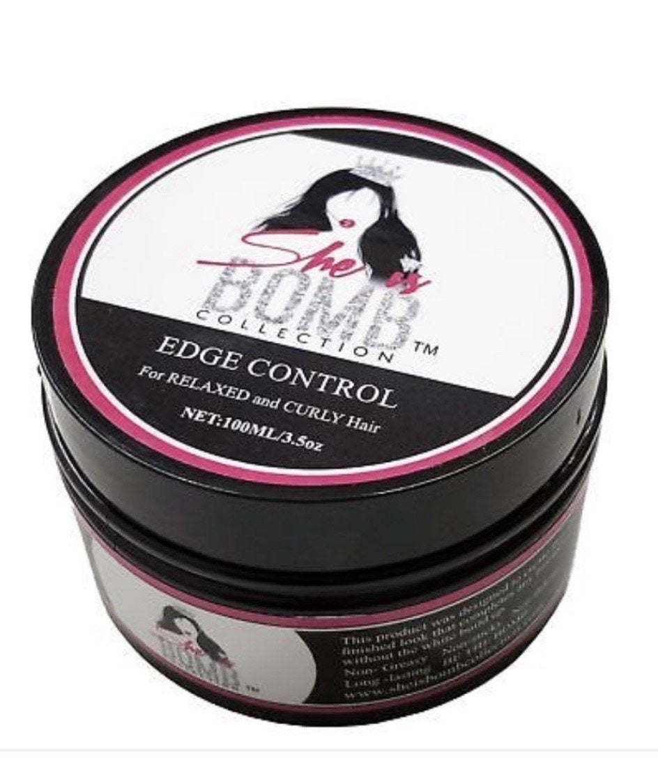 She is Bomb Edge Control – Taylor Made Beauty Supply
