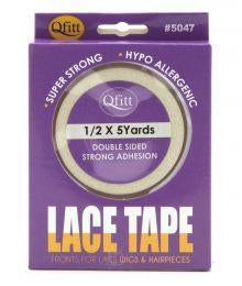 M&M Lace Tape Roll Double Sided 1/2 x 5 YD #5047