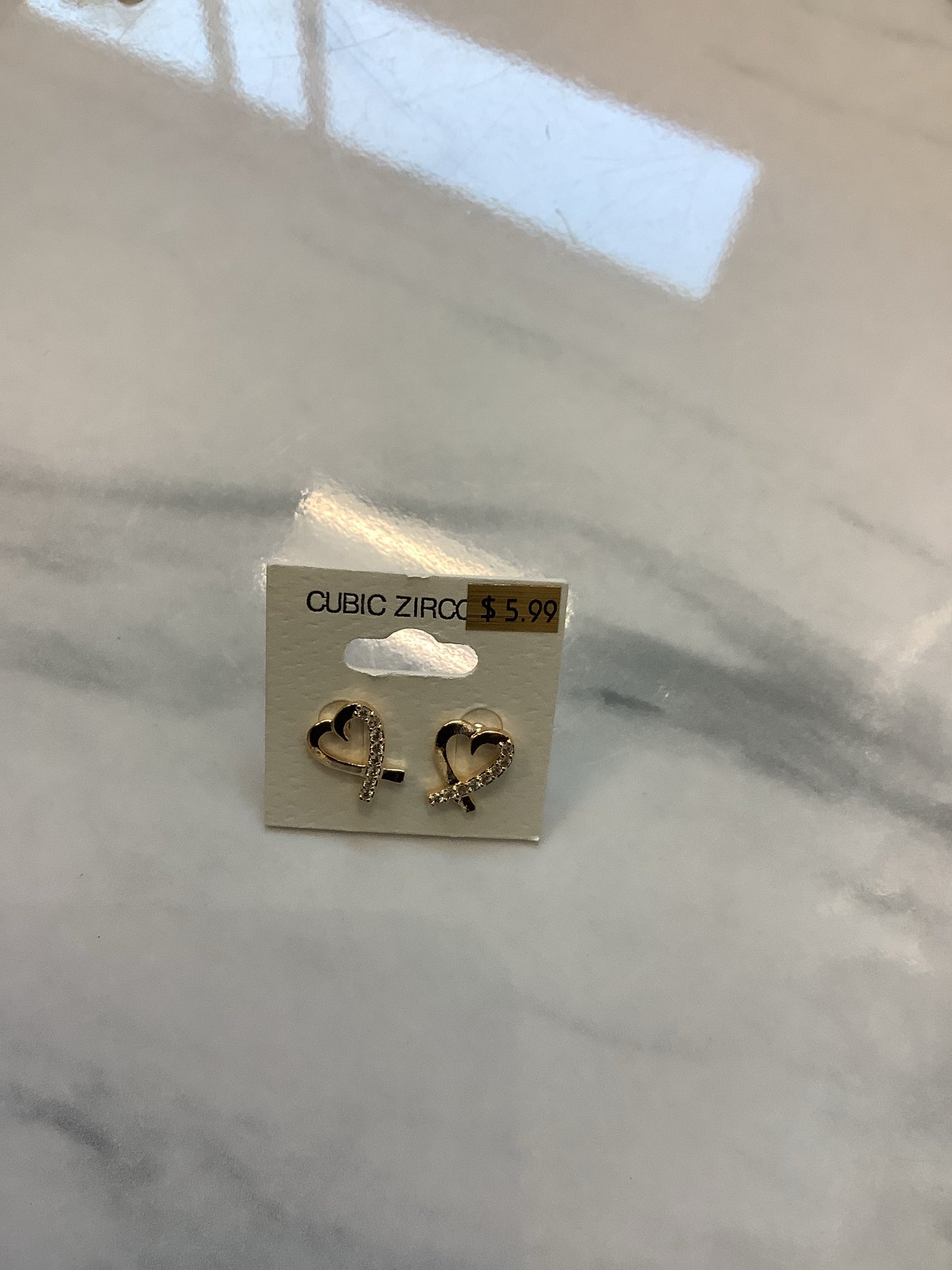 CZ Diamond Look Earrings