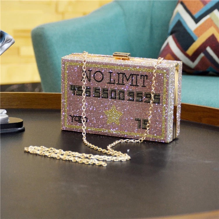 Bling No Limit Clutch  Bag