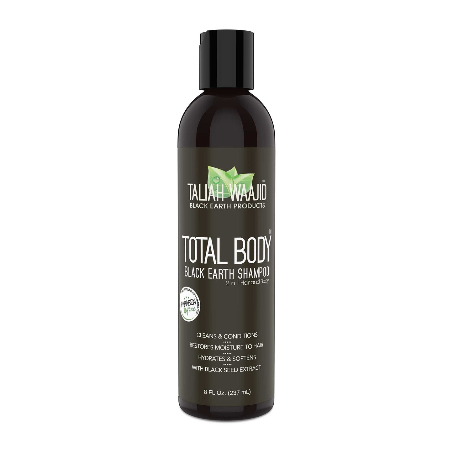 Taliah Waajid Total Body Black Earth Shampoo 8oz