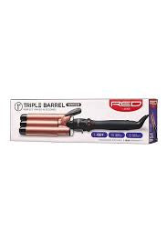 Red 1″ Triple Barrel Waver