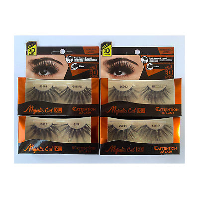 Ebin New York Cattention 3D 25mm 3X Lashes Majestic Cat
