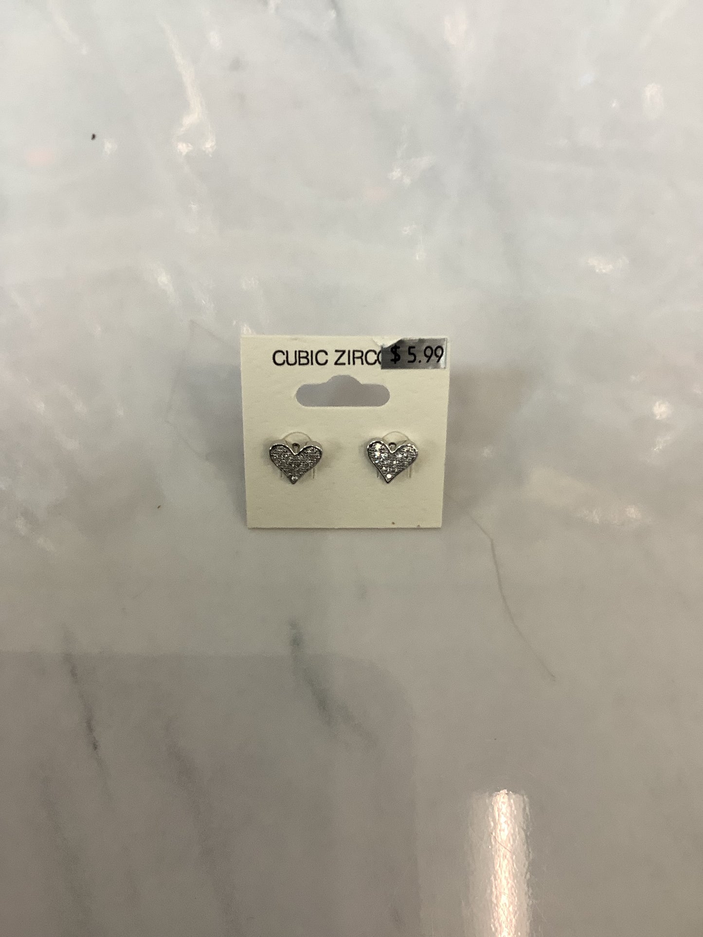 CZ Diamond Look Earrings