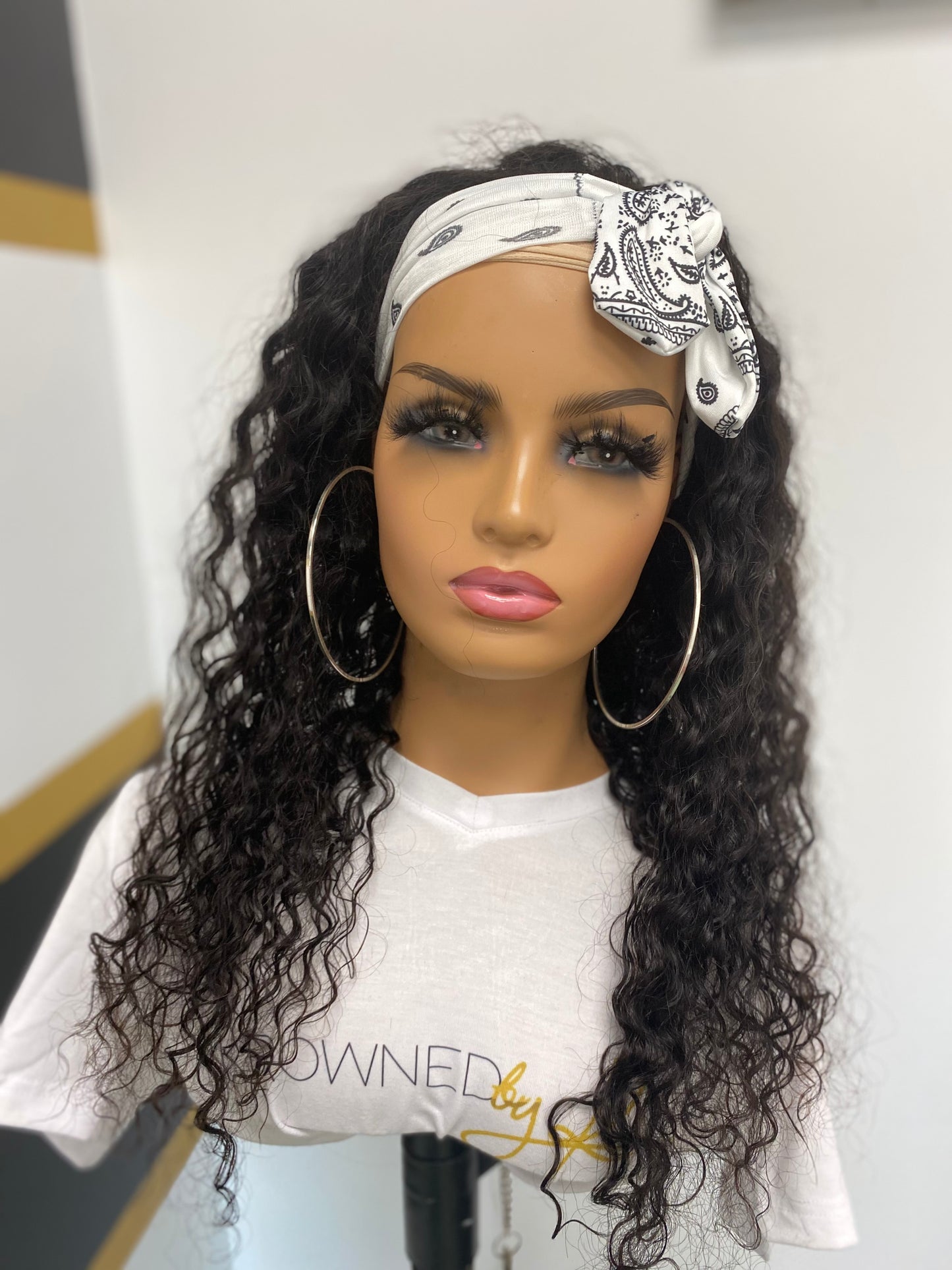 TM Deepwave Headband Wig