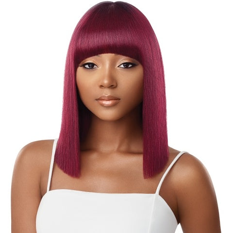 Outre Synthetic Hair Full Cap Quick Weave Complete Cap Bang Jodie