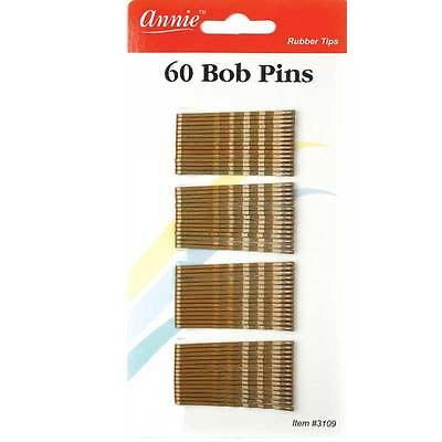 Annie 60PC BOB PINS Bronze 2"