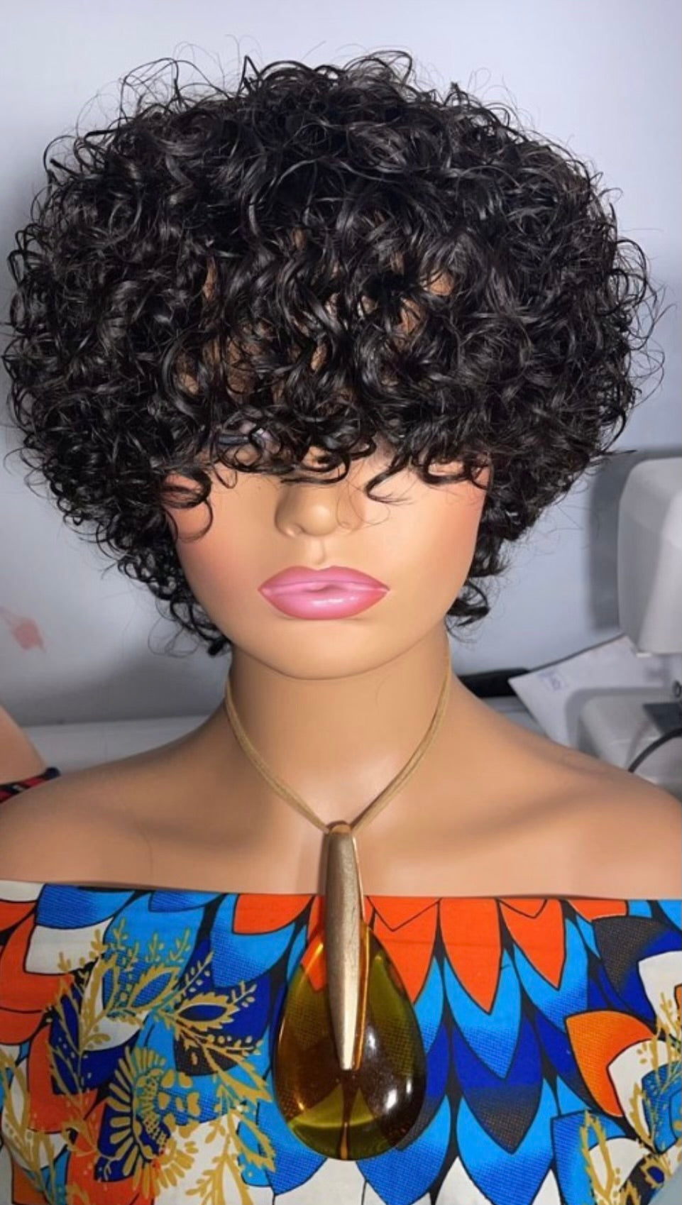 TM Short Curly Wig