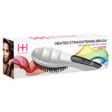 Hot & Hotter Heated Straightening Brush White 5948