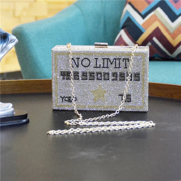 Bling No Limit Clutch  Bag