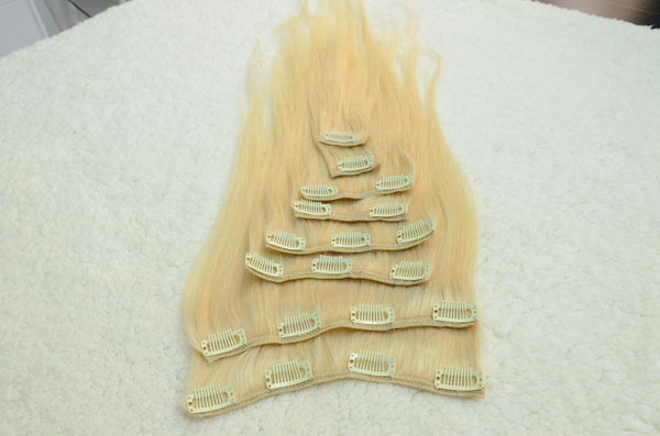 Clip In Extensions 613 Blonde