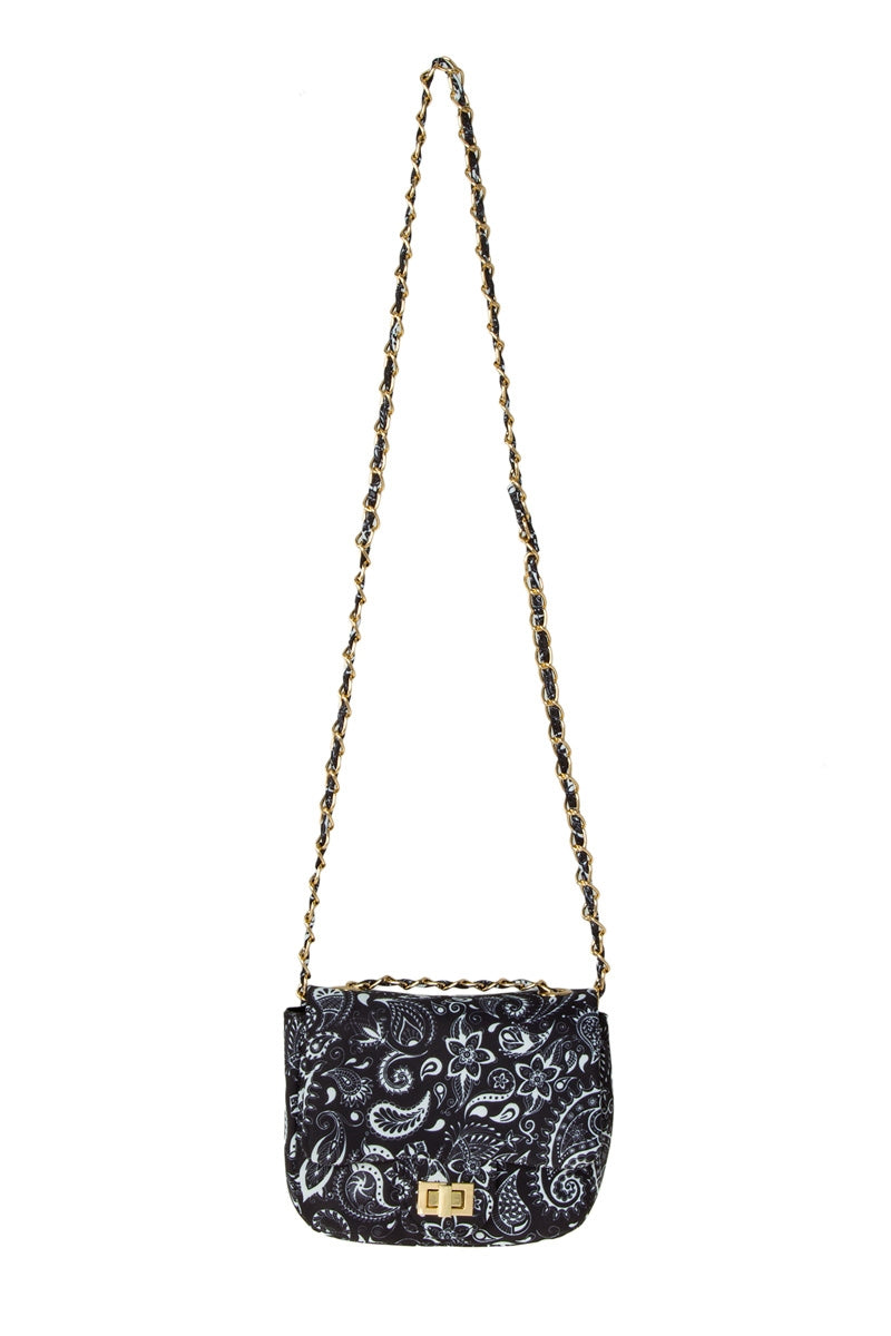 Crossbody Chainlink Bandana Handbag