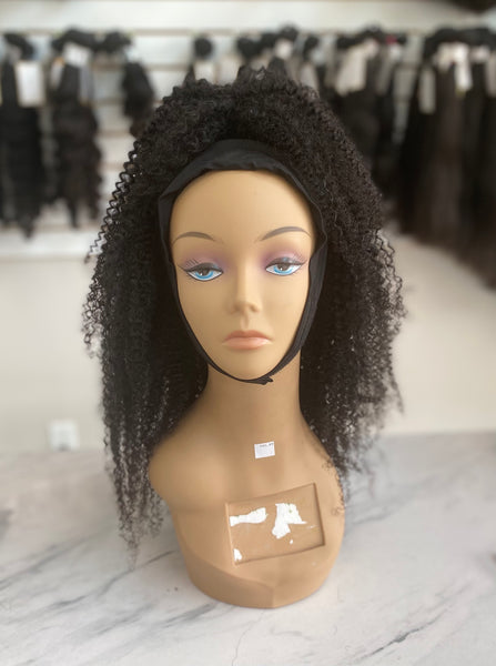 Kinky Curly 20” Headband Wig