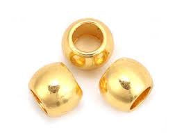 Gold Large Beads