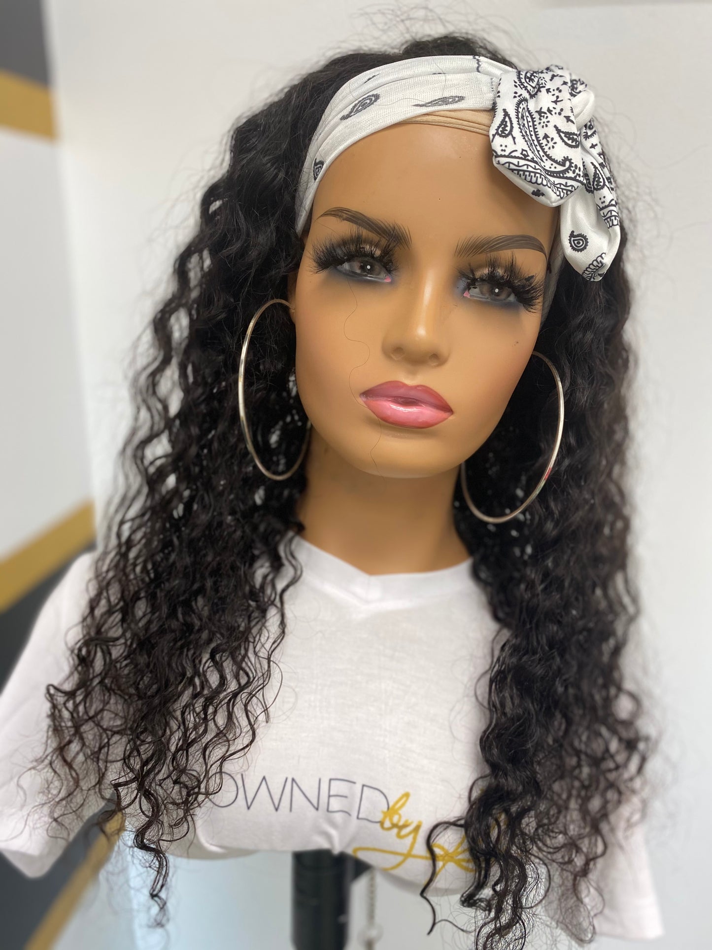 TM Deepwave Headband Wig