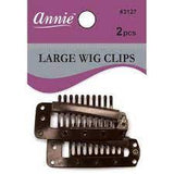 Annie Wig Clips Small 2Ct Black