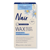 Nair Sensitive Ready Wax Strips For Face & Bikini