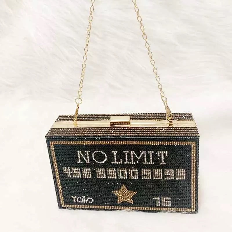 Bling No Limit Clutch  Bag