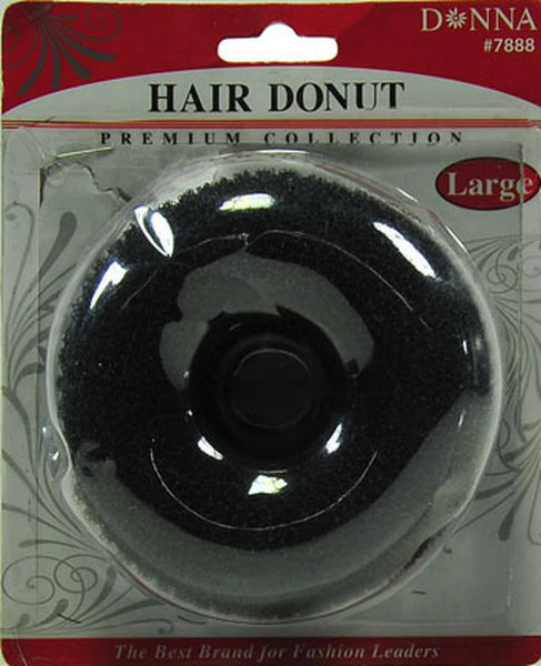 Donna Mesh Hair Donut Large Black