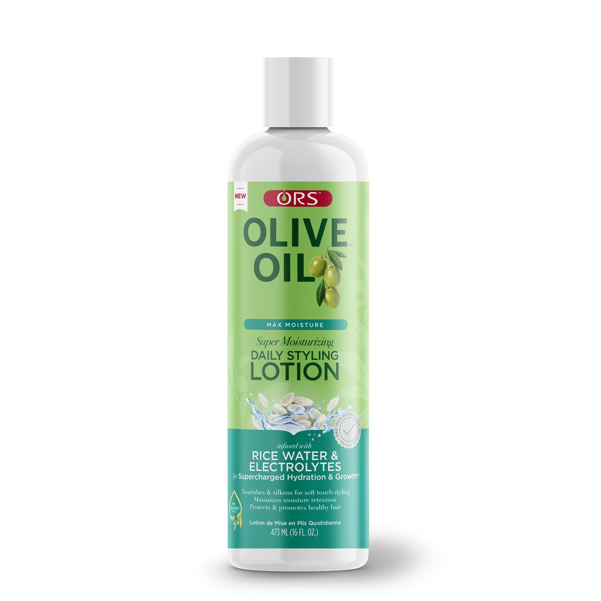 ORS Olive Oil Max Moisture Super Moisturizing Daily Styling Lotion (16 OZ)