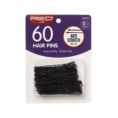 HAIR PINS 2 1/2" BLACK 60CT